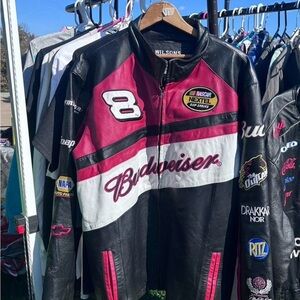 Wilsons Leather Black and Pink Jacket